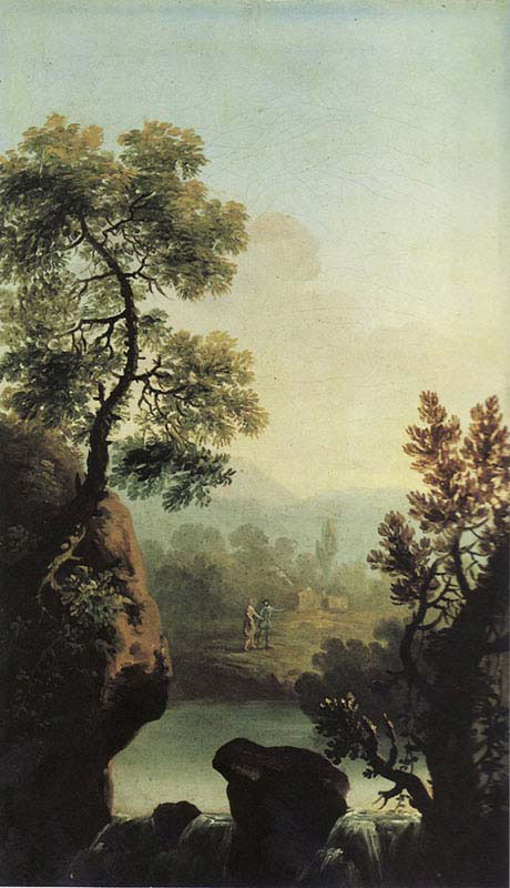 Landscape with Figures in the Background